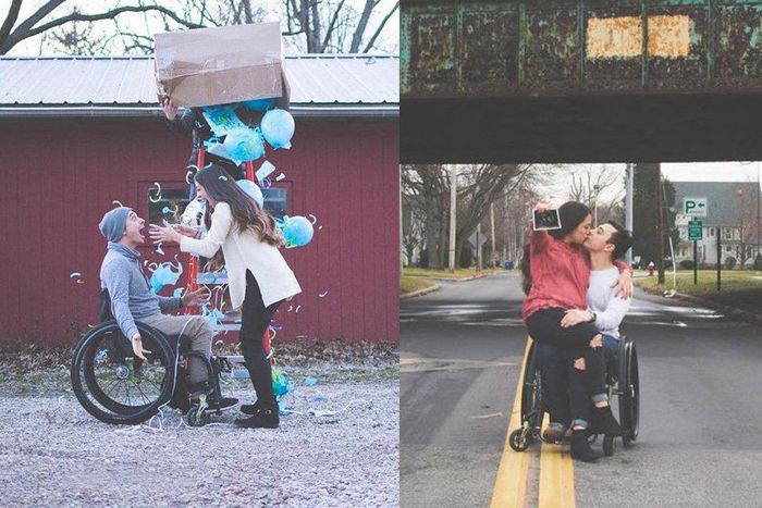 Paraplegic pregnancy announcement