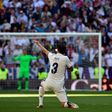 Real Madrid's Pepe celebrates a goal during their matcha gainst Atletico de Madrid at the Santiago Bernabeu stadium in Madrid on April, 8, 2017