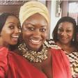 Valerie, Edwina, and Gyankroma with first Lady, Rebecca Akufo-Addo
