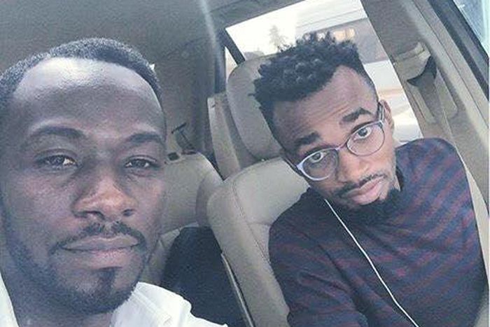 Okyeame Kwame with his blogger, Monte OZ