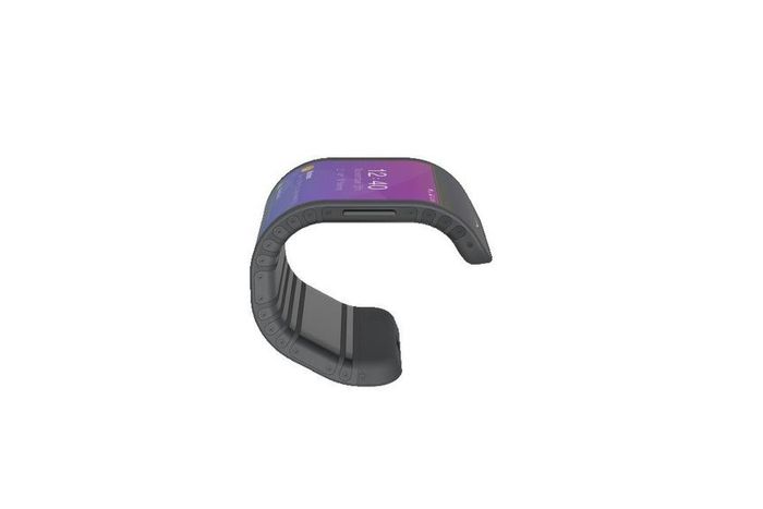 The concept of Cplus foldable smartphone from Lenovo.