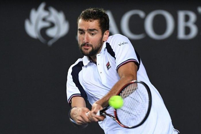 Croatia's Marin Cilic, pictured in action in January 2017, is the top seed in the field at the Rotterdam World Tennis indoor showpiece