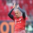 Bayern Munich's midfielder Arjen Robben in Augsburg, southern Germany, on October 29, 2016