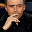 Barcelona's coach Luis Enrique looks on before the Spanish Copa del Rey (King's Cup) semi final match against Club Atletico de Madrid at the Camp Nou stadium in Barcelona on February 7, 2017