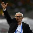 Egypt's coach Hector Raul Cuper reacts during the 2017 Africa Cup of Nations final football match between Egypt and Cameroon at the Stade de l'Amitie Sino-Gabonaise in Libreville on February 5, 2017