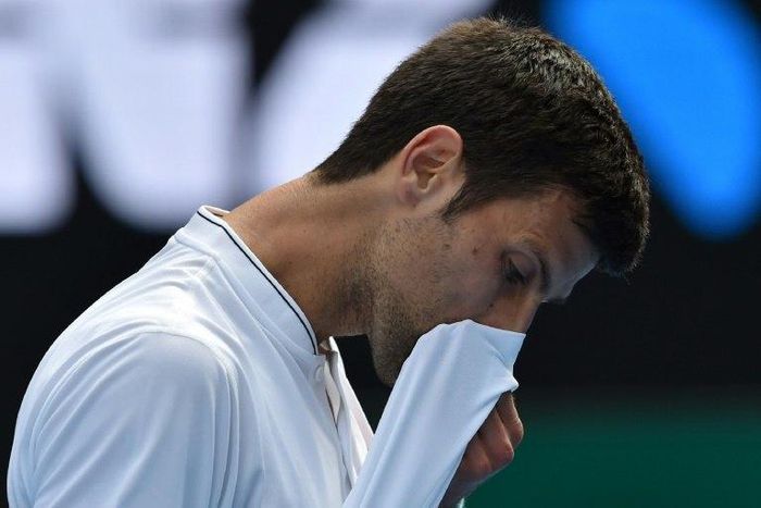 Novak Djokovic lost to Denis Istomin on day four of the Australian Open in Melbourne on January 19, 2017