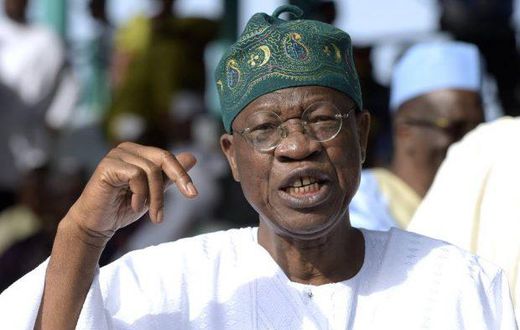 Minister of Information and Culture, Lai Mohammed.