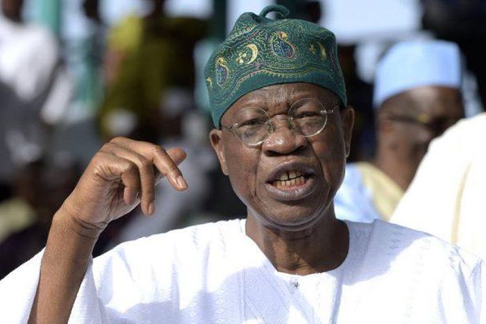 Minister of Information and Culture, Lai Mohammed.