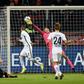 Leverkusen's midfielder Hakan Calhanoglu scores 3:1 during the German first division Bundesliga football match of Bayer Leverkusen vs Hertha BSC Berlin in Leverkusen, western Germany, on January 22, 2017
