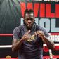 WBC Deontay Wilder participates in a media workout on February 14, 2017 in Northport, Alabama