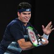 Canadian top seed Milos Raonic (pictured) advanced to the quarter-finals of the ATP Delray Beach Open in Florida after defeating Croatia's Borna Coric 6-3, 7-6 (7/2), on February 22, 2017