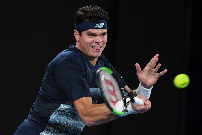 Canadian top seed Milos Raonic (pictured) advanced to the quarter-finals of the ATP Delray Beach Open in Florida after defeating Croatia's Borna Coric 6-3, 7-6 (7/2), on February 22, 2017