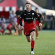 Saracens' wing Chris Ashton, pictured in 2015, scored a brace as his team beat Bath