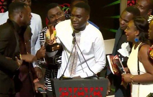 The "Onwanwani" hitmaker made history last night by becoming the first Gospel musician to be crown the over-all "Artiste of the Year" at a ceremony held at the Accra International Conference Centre.
