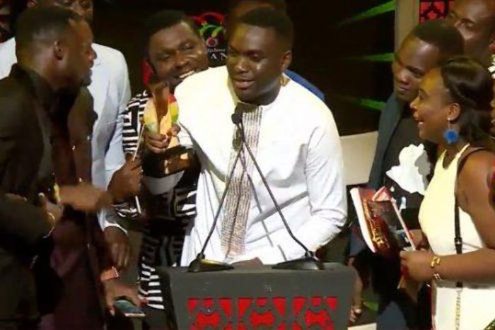 The "Onwanwani" hitmaker made history last night by becoming the first Gospel musician to be crown the over-all "Artiste of the Year" at a ceremony held at the Accra International Conference Centre.