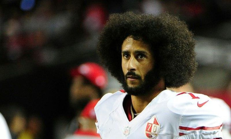 Colin Kaepernick, pictured in 2016 with the San Francisco 49ers, will become a free agent