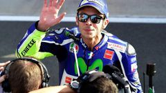 Italian rider Valentino Rossi is chasing an elusive 10th world title