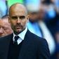 Manchester City's manager Pep Guardiola reacts ahead of the English Premier League football match against Hull City April 8, 2017