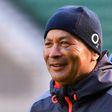 England's coach Eddie Jones watches his players during the captain's run training session at Twickenham stadium in south west London on February 3, 2017, on the eve of the rugby union 6 Nations match between England and France