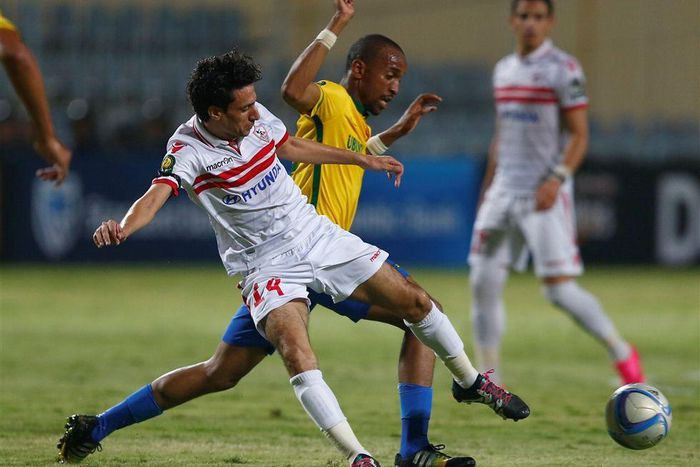 Sundowns with one hand on trophy