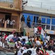 President Mahama addressing party supporters at Agona Nkwanta in the Ahanta West constituency