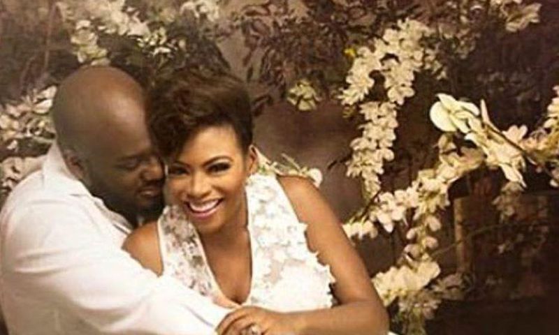 Marcy Dolapo-Oni and husband, Prince Adegbite Sijuade.