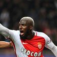 Monaco's midfielder Tiemoue Bakayoko celebrates after scoring a goal during the UEFA Champions League round of 16 football match against Manchester City March 15, 2017