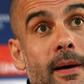 Manchester City's Spanish coach Pep Guardiola speaks during a press conference in Monaco on March 14, 2017, on the eve of their UEFA Champions League football match against Monaco