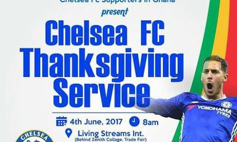 Chelsea's thanksgiving service in Ghana is the joke of the century