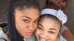 Becca takes Selfie with her mother