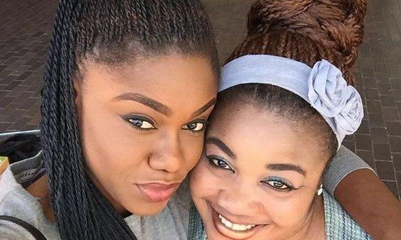 Becca takes Selfie with her mother