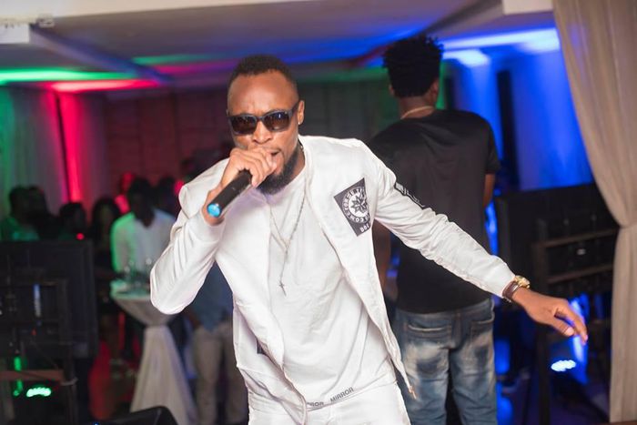 Phabrick performing at his unveiling ceremony at Villa Monticello in Accra on Saturday, April 29.