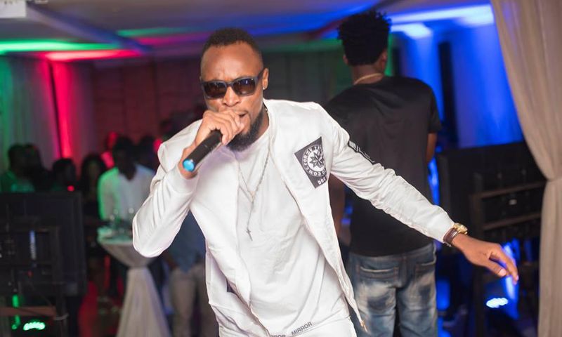 Phabrick performing at his unveiling ceremony at Villa Monticello in Accra on Saturday, April 29.