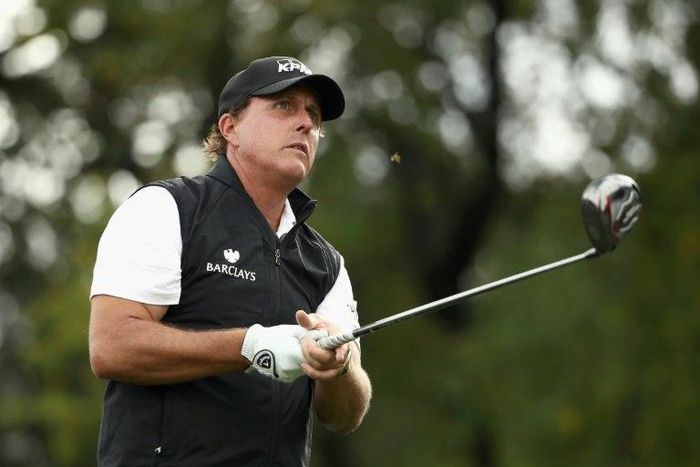 Phil Mickelson will ends a 3 1/2-month layoff since he shared eighth in the Safeway Open, pictured in October 2016