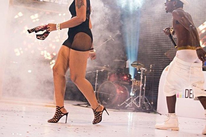 Shatta Wale performs with Shatta Michy at Tigo Ghana Meets Naija 2016