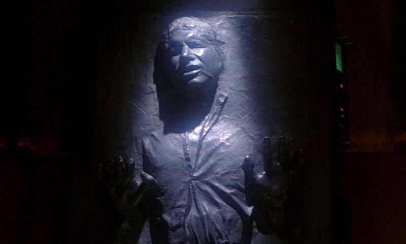 Hans Solo preserved in Star Wars