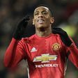 Manchester United forward Anthony Martial has struggled this season