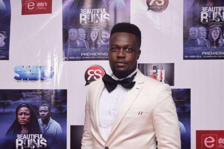 Eddie Nartey at a movie premiere