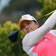Park In-Bee of South Korea plays a shot during the HSBC Women's Champions golf tournament, at the Sentosa Golf Club in Singapore, on March 3, 2017