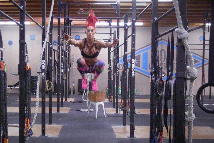 Tabata-style workout.