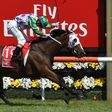 Jockey Michelle Payne crosses the line on Prince of Penzance to become the first female jockey to win a Melbourne Cup on November 3, 2015