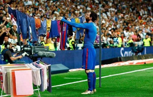 Lionel Messi celebration meme