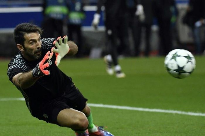 Italy Juventus goalkeeping legend Gianluigi Buffon at 38 years old, is still going strong for both club and country at the tail end of what has been a hugely successful career