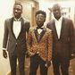 Bisa Kdei and his new manager, Jay Foley pose for photos before the main event
