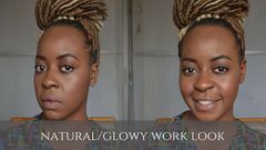 Deola Adebiyi shows how to perfect a natural/glowy work makeup look