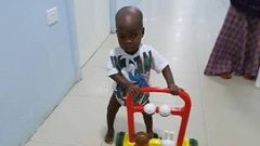 Baby Musa is now hale and hearty