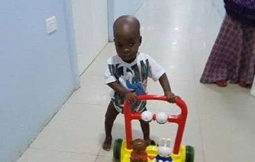 Baby Musa is now hale and hearty