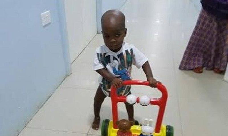 Baby Musa is now hale and hearty