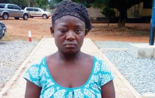 Akua Oparebea, the suspect
