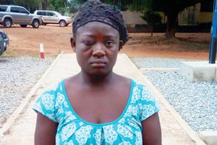 Akua Oparebea, the suspect